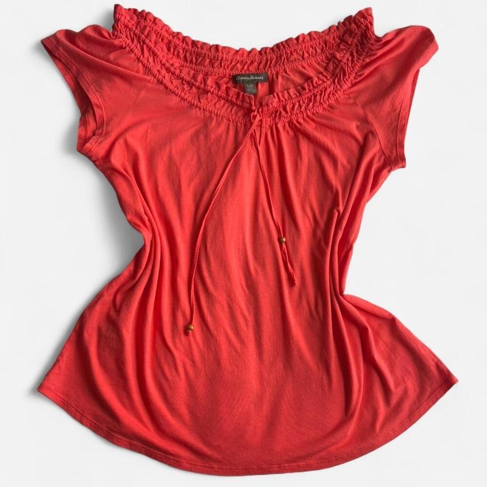 Tommy Bahama Women's Large Red Casual Blouse